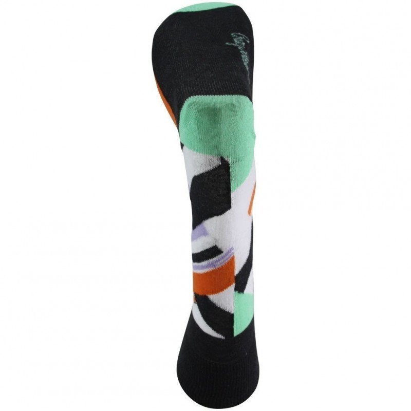 CRAZYSOCKS Chaussettes Homme Coton MON Noir Blanc