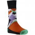 CRAZYSOCKS Chaussettes Homme Coton MON Noir Blanc