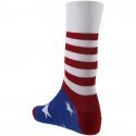 CRAZYSOCKS Chaussettes Homme Coton USA Bleu Rouge