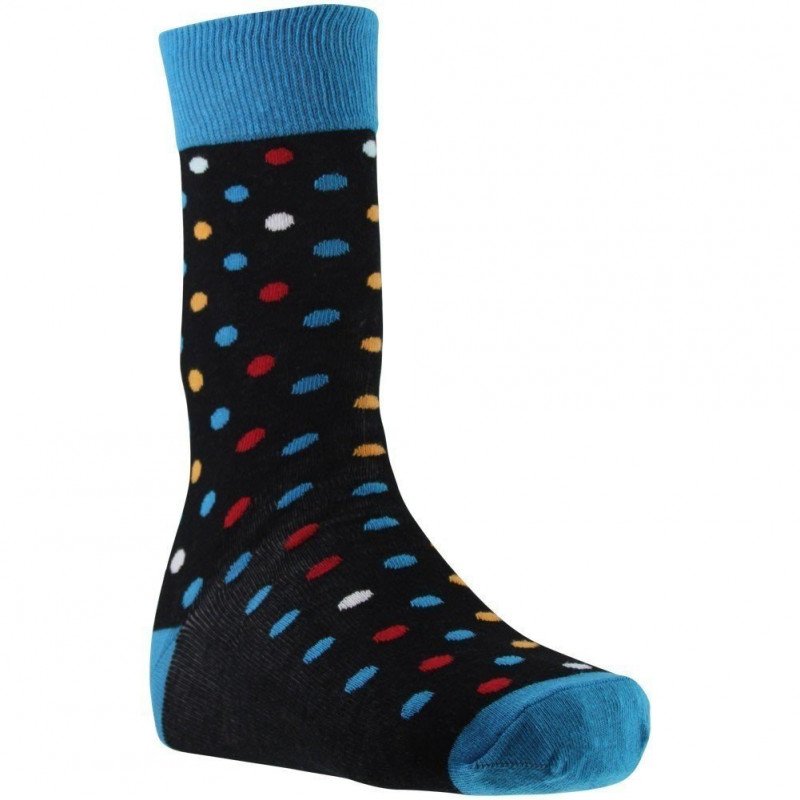 CRAZYSOCKS Chaussettes Homme Coton POB Noir Bleu