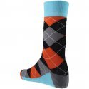 CRAZYSOCKS Chaussettes Homme Coton BUO Gris Bleu