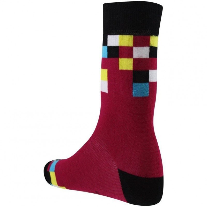 Chaussettes Homme SQA Rose et Bordeaux