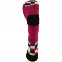 Chaussettes Homme SQA Rose et Bordeaux