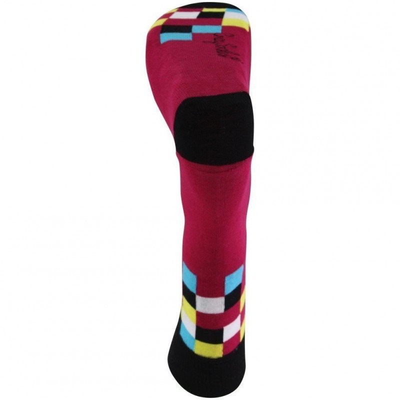 CRAZYSOCKS Chaussettes Homme Coton SQA Bordeaux