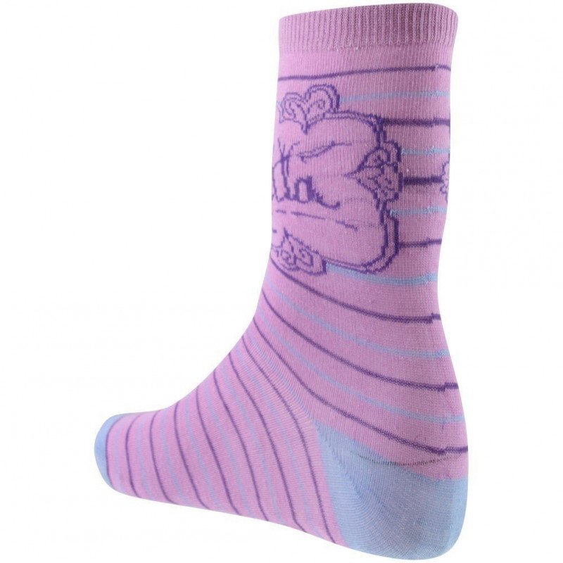 DISNEY Chaussettes Fille Coton VIOLETTA LOGO Rose