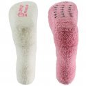 TWINDAY 2 paires Chaussettes Fille Microfibre LESABS Blanc Rose