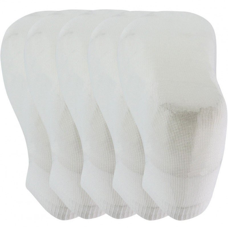 MULTI Lot de 5 paires de Socquettes Mixte Microfibre UNI5 Blanc