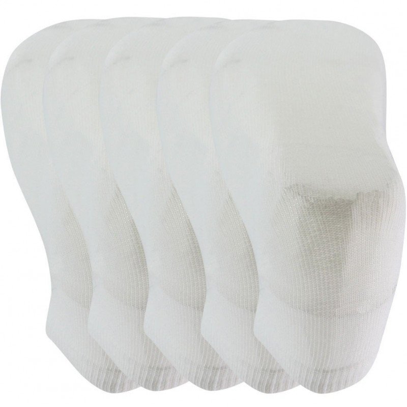 LOT DE 5 Socquettes Chaussettes Mixte UNI5 Blanc et Uni