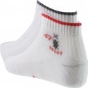 SOCKS EQUIPEMENT Lot de 3 paires de Mi-chaussettes Fille Coton SPORT Blanc Rose Gris