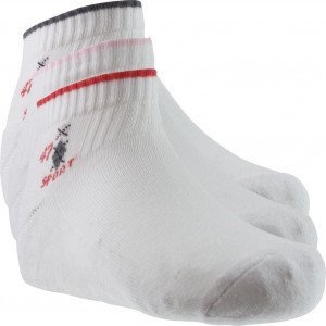 SOCKS EQUIPEMENT 3 paires Michaussettes Fille SPORT Blanc Rose Gr