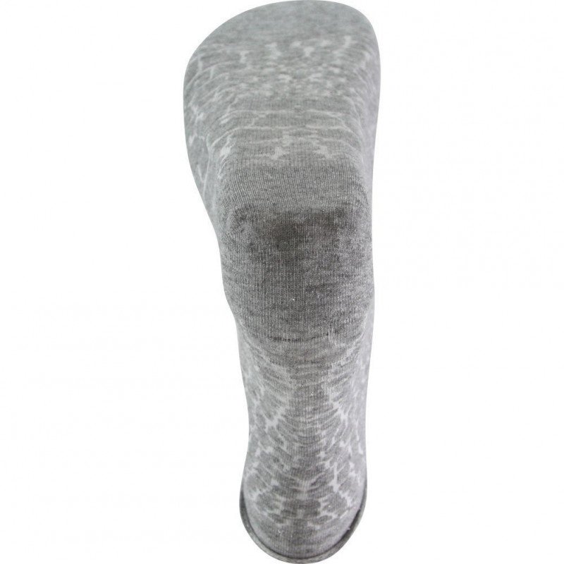 Chaussettes Femme PEAU DE SERPENT Gris et Blanc