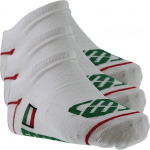 FREEGUN Lot de 3 paires de Socquettes Enfant Coton EURO Italie Blanc