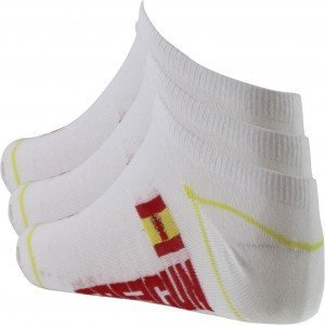 FREEGUN 3 paires de Socquettes Enfant Coton EURO Espagne Blanc
