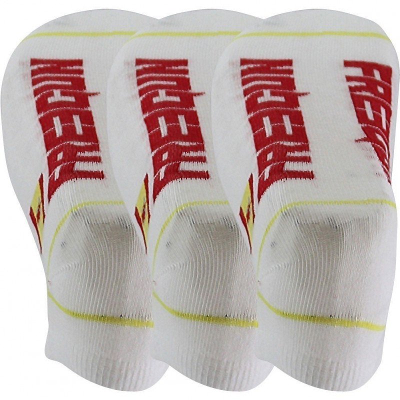 FREEGUN 3 paires de Socquettes Enfant Coton EURO Espagne Blanc