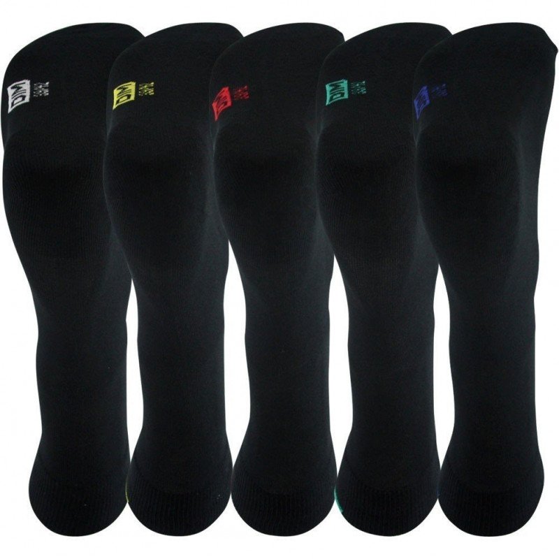 LOT DE 5 Chaussettes Chaussettes Homme Noir et Multicolore