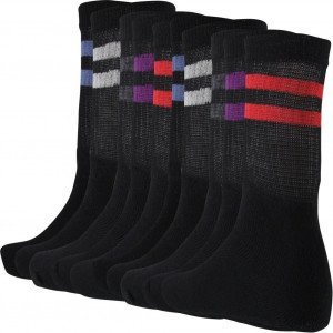 TWINDAY Lot de 10 paires de Chaussettes Homme Coton SPORT Noir