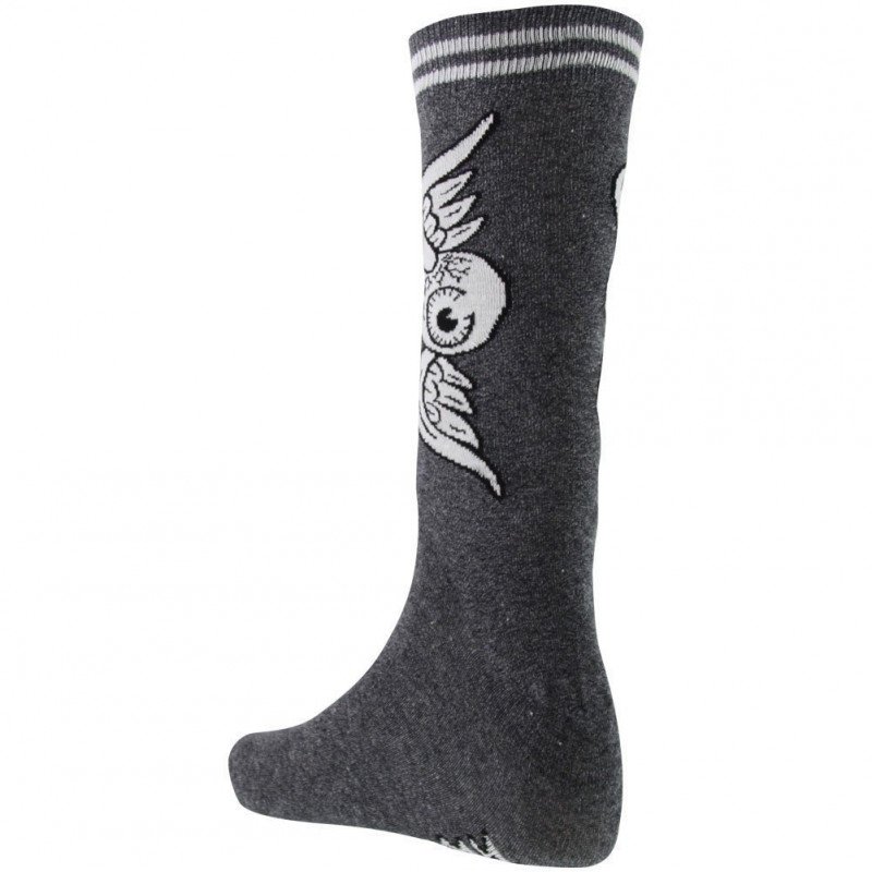 VON DUTCH Chaussettes Homme Coton OEIL VOLANT Anthracite Chiné