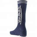 VON DUTCH Chaussettes Homme Coton TEXT Marine Chiné