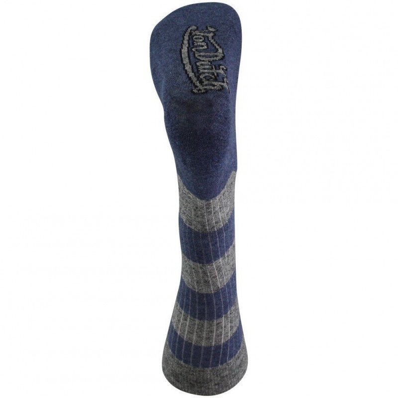 VON DUTCH Chaussettes Homme Coton RAYURES Marine Chiné