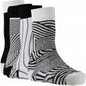 PULL IN Lot de 4 paires de Chaussettes Mixte Coton PACK12 Noir Blanc