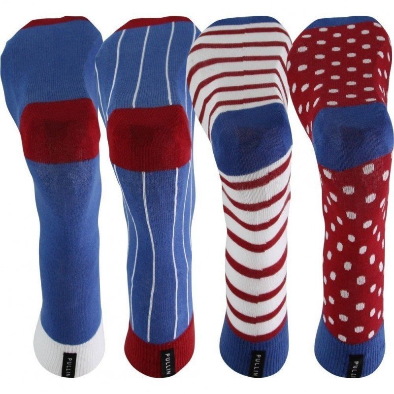 LOT DE 4 Chaussettes Chaussettes Mixte PACK13 Bleu et Rouge