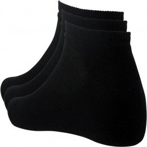SOCKS EQUIPEMENT 3 paires Socquettes Enfant Coton TERRY Noir