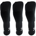 AIRNESS Lot de 3 paires de Chaussettes Enfant Coton CORPORATE Noir