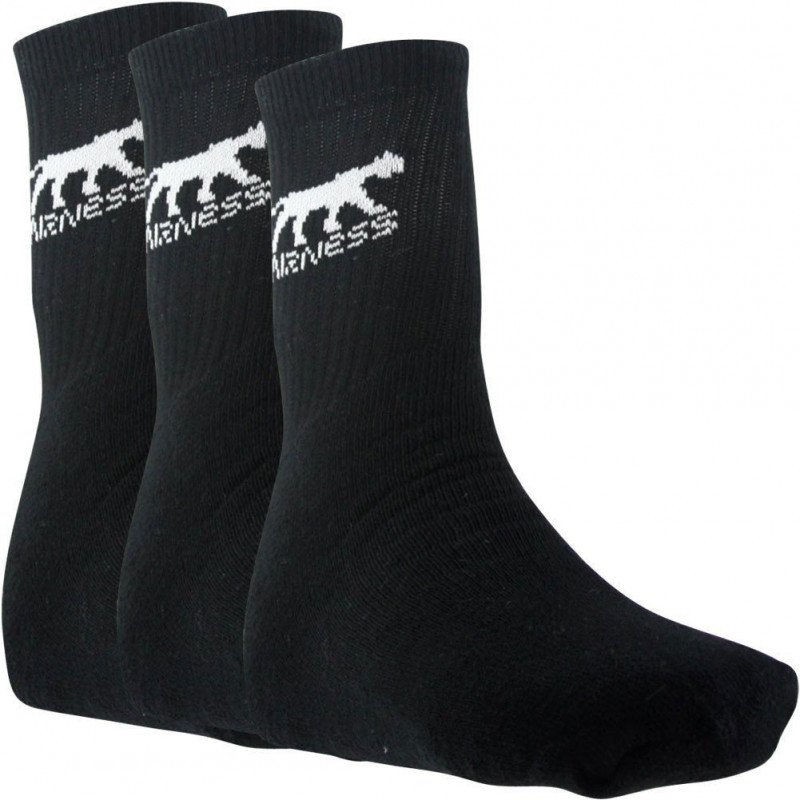 LOT DE 3 Chaussettes Chaussettes Enfant Noir et Blanc