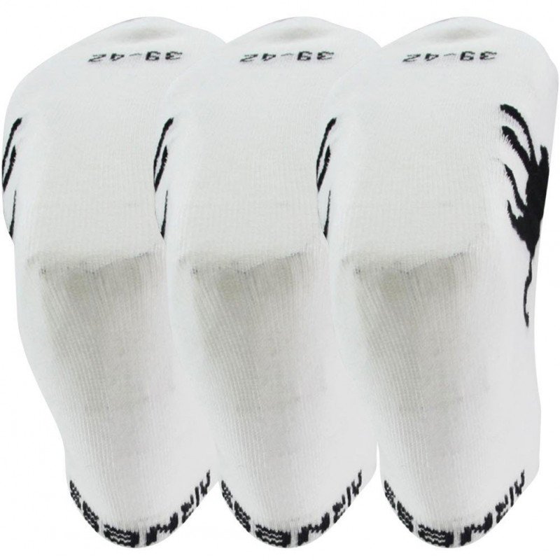 LOT DE 3 Socquettes Chaussettes Enfant Blanc et Noir