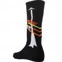 Chaussettes Hautes Garçon FUN SNOW Noir et Blanc