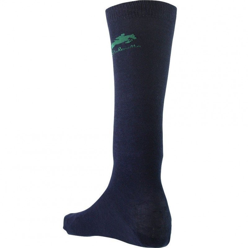 NICOLAS DELMOTTE Chaussettes Hautes Garçon CAVALIER Marine
