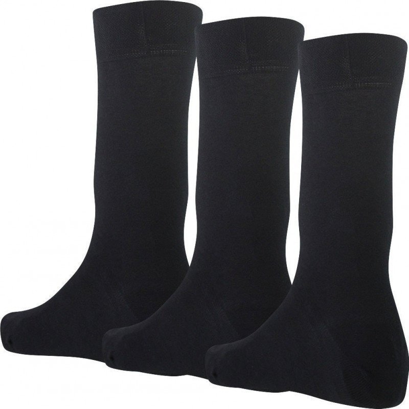 LOT DE 3 Chaussettes Chaussettes Homme Noir