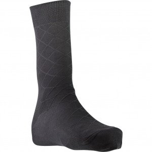 LANDSFORD Chaussettes Homme Fil d'Ecosse LESLOSANGES Anthracite