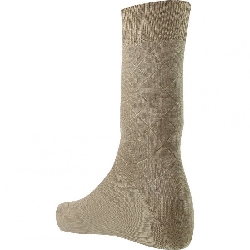 LANDSFORD Chaussettes Homme Fil d'Ecosse LESLOSANGES Beige