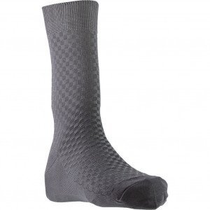 LANDSFORD Chaussettes Homme Fil d'Ecosse UNI CARRE Anthracite