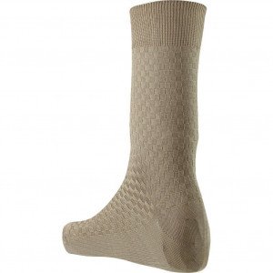 LANDSFORD Chaussettes Homme Fil d'Ecosse UNI CARRE Beige