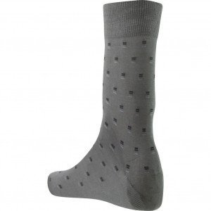 LANDSFORD Chaussettes Homme Fil d'Ecosse PETITSTRAITS Taupe