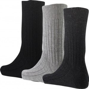 TWINDAY 3 paires Chaussettes Homme TRAVAIL UNIE Nr Souris Anthra