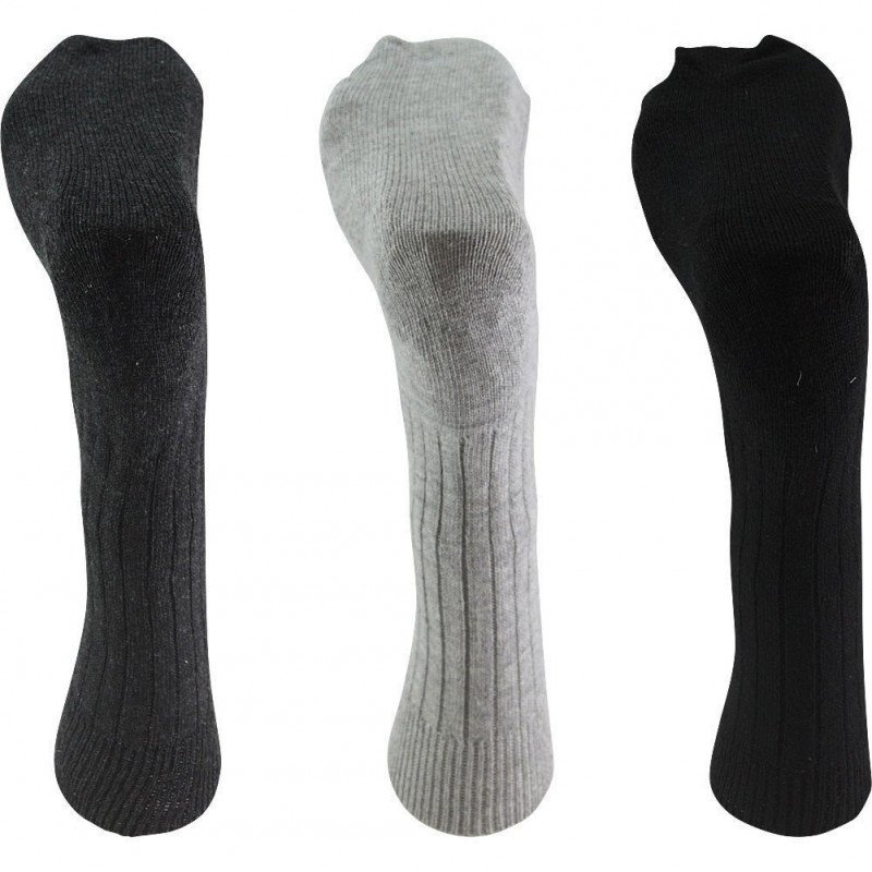 LOT DE 3 Chaussettes Chaussettes Homme TRAVAIL UNIE Gris et Anthracite