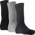 LOT DE 3 Chaussettes Chaussettes Homme TRAVAIL UNIE Gris et Anthracite