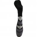 NICOLAS DELMOTTE Chaussettes Hautes Garçon Coton INTARSIA Gris Noir