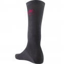 NICOLAS DELMOTTE Chaussettes Hautes Garçon Coton CAVALIER Gris Rose