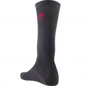 NICOLAS DELMOTTE Chaussettes Hautes Garçon CAVALIER Gris Rose