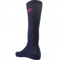 NICOLAS DELMOTTE Chaussettes Hautes Garçon Coton CAVALIER Marine Rose