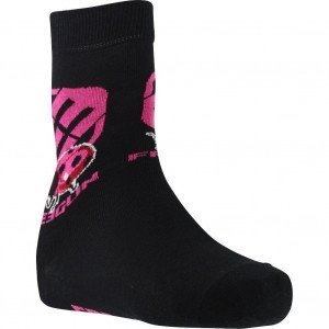 FREEGUN Chaussettes Femme Coton COCCINELLE Noir Fuchsia