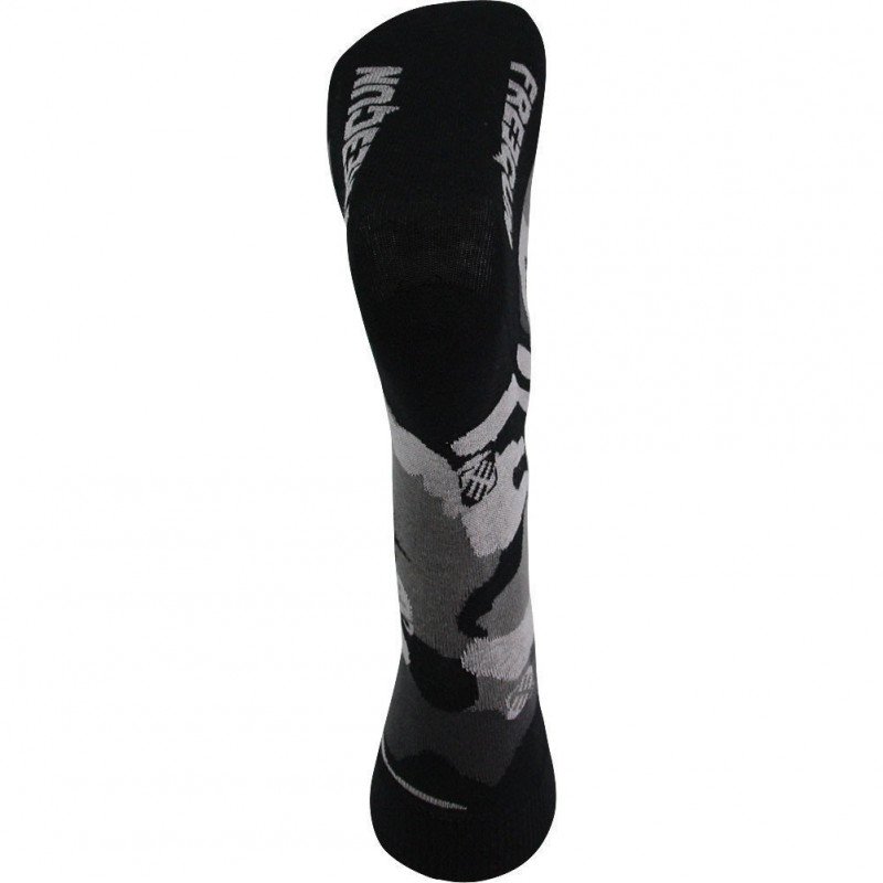 FREEGUN Chaussettes Homme Coton CAMOUFLE Noir Gris