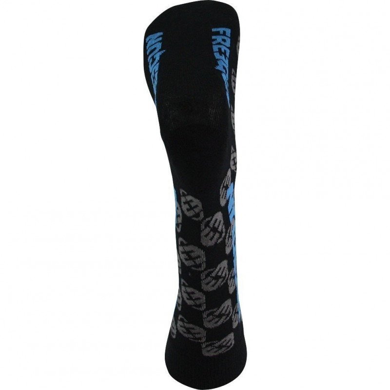 FREEGUN Chaussettes Homme Coton LOGO Noir Anthracite