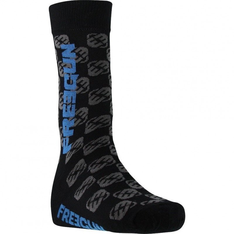 Chaussettes Homme LOGO Noir et Anthracite
