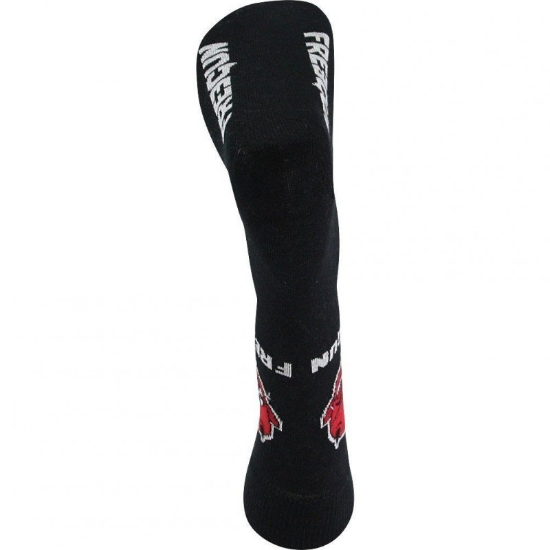 FREEGUN Chaussettes Homme Coton DIABLE Noir Blanc