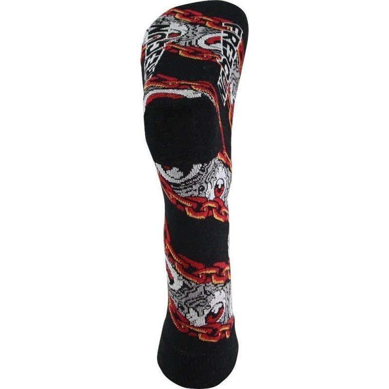 Chaussettes Homme CHAINE Noir et Orange